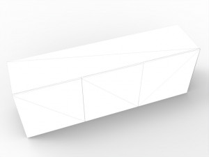 modern chest of drawers 3D मॉडल