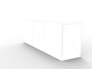 modern chest of drawers 3D मॉडल