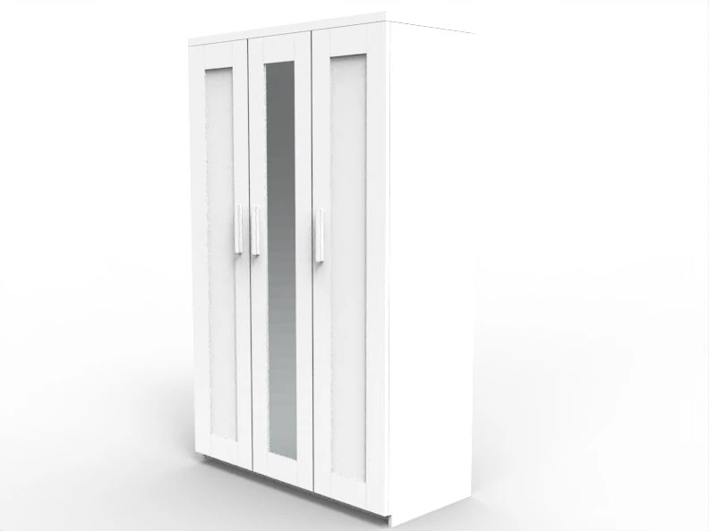 modern cabinet with mirror 3D Model .c4d .max .obj .3ds .fbx .stl .blend