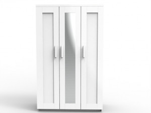 modern cabinet with mirror Model 3D