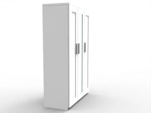 modern cabinet with mirror 3D Model