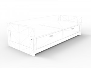 cozy sofa Modello 3D