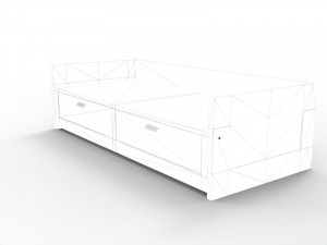cozy sofa Modello 3D