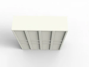 4-door cabinet 3D Model