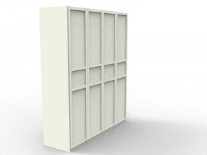 4-door cabinet 3D Model