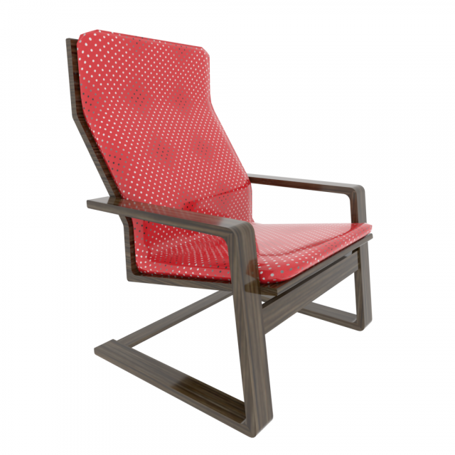 classic relax-lazy chair 3D Модель .c4d .max .obj .3ds .fbx .stl .blend 
