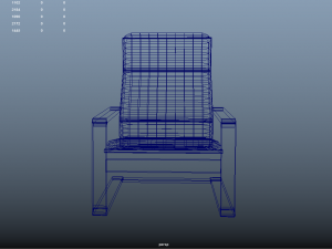 classic relax-lazy chair 3D Модель
