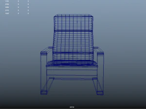 classic relax-lazy chair 3D Model
