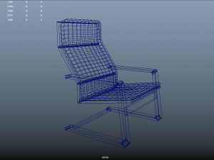 classic relax-lazy chair 3D Модель