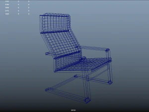 classic relax-lazy chair 3D Model