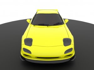 mazda rx7 Modèle 3D