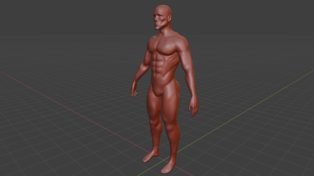 male body 3D Модель .c4d .max .obj .3ds .fbx .stl .blend 