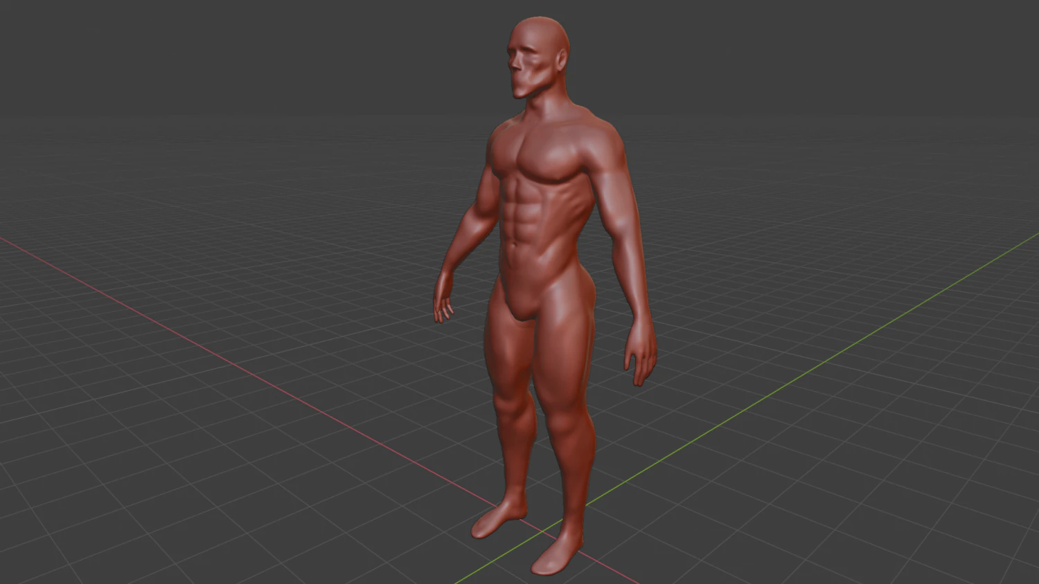 male body 3D Model .c4d .max .obj .3ds .fbx .stl .blend