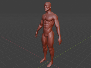 male body Modelo 3D