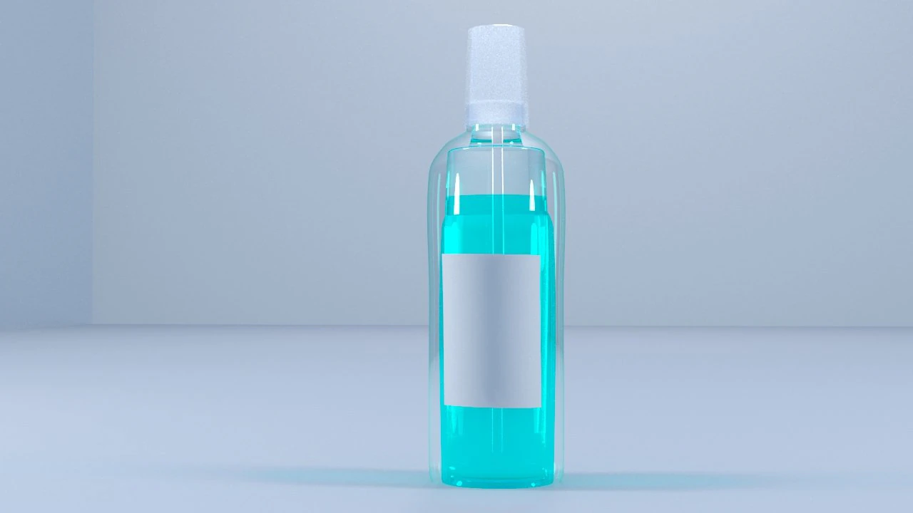 perfume container 3D Model .c4d .max .obj .3ds .fbx .stl .blend 