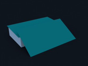mockup card modeled in cinema 4d render in corona Model 3D
