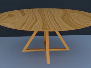 Tisch im skandinavischen Stil 3D Modell