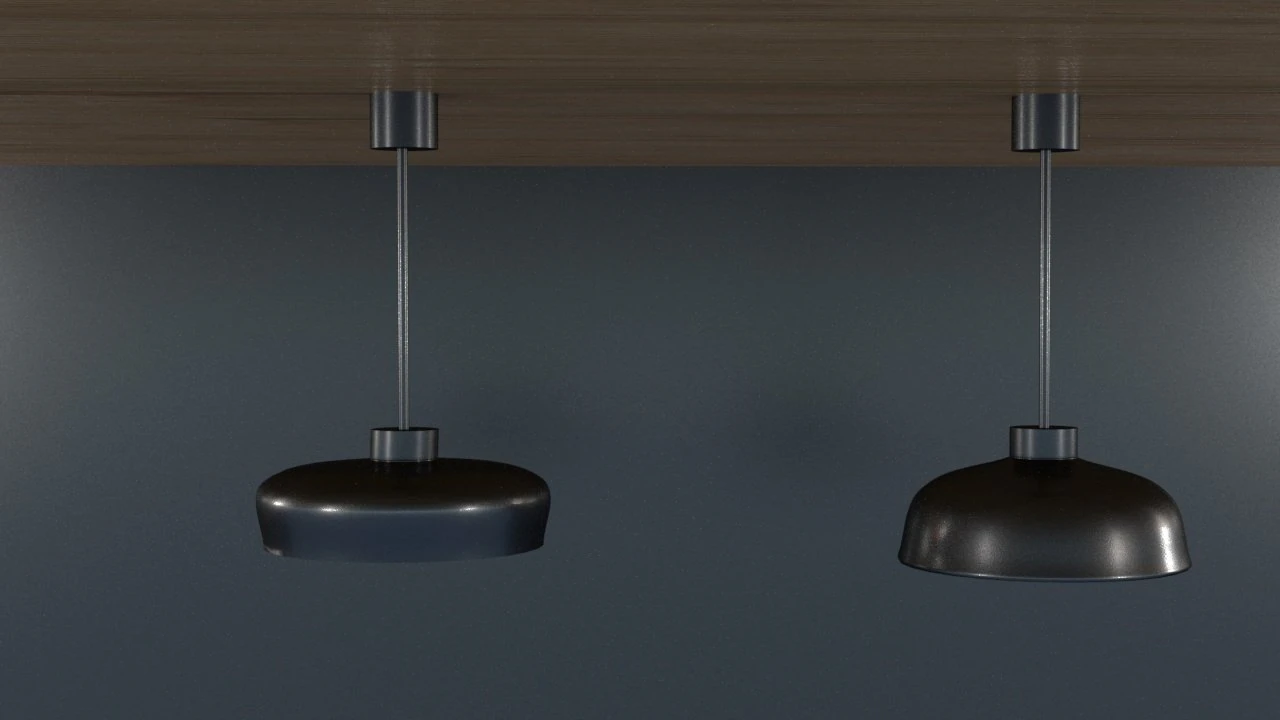 industrial style interior lighting 3D Model .c4d .max .obj .3ds .fbx .stl .blend