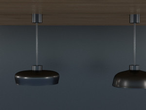 industrial style interior lighting 3D Model