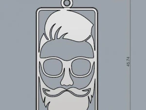 hipster 3D Print Model