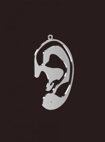 ear Model Cetak 3D .c4d .max .obj .3ds .fbx .stl .blend 