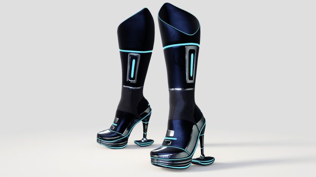 Female in sale boots