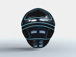 helmet futuristic sci-fi pbr 3D Model