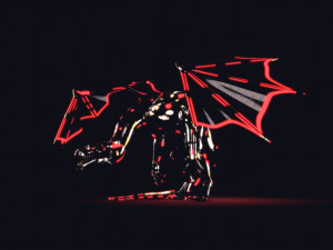 dragon robot pbr fully rigged 3D Model
