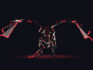 dragon robot pbr fully rigged 3D Model