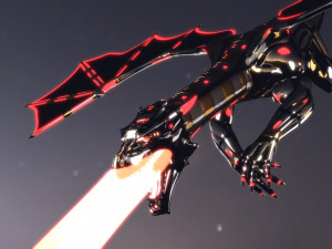 dragon robot pbr fully rigged 3D Model