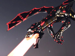 dragon robot pbr fully rigged 3D Model