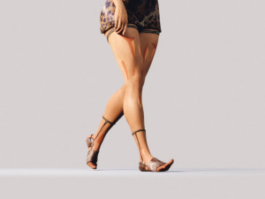 native indigenous woman - fully rigged pbr 3D Модель