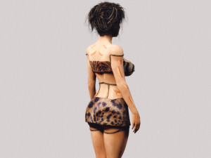 native indigenous woman - fully rigged pbr 3D Модель