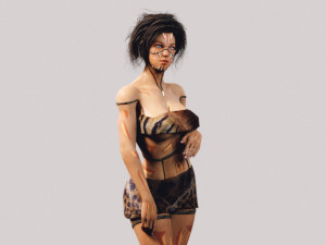 native indigenous woman - fully rigged pbr 3D Модель
