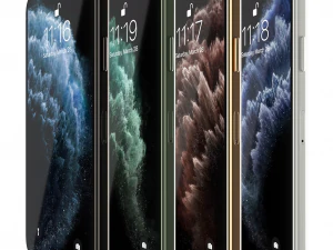apple iphone 11s pro max collection 3D Model