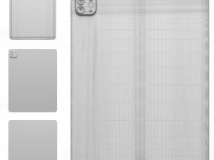 ipad pro 2020 magic keybord apple pencil 3D Model