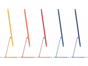 Apple imac 2021 волшебная клавиатура волшебная мышь 3D Модель