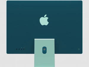 Apple imac 2021 волшебная клавиатура волшебная мышь 3D Модель