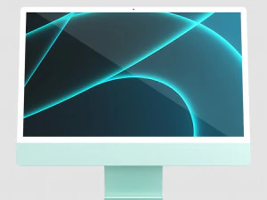 Apple imac 2021 волшебная клавиатура волшебная мышь 3D Модель
