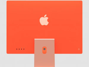 Apple imac 2021 волшебная клавиатура волшебная мышь 3D Модель