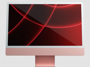 Apple imac 2021 волшебная клавиатура волшебная мышь 3D Модель