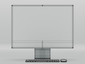 apple imac 2021magic keybordmagic mouse Modello 3D
