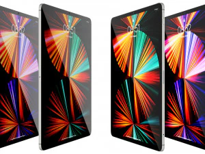 iPad Pro 12 インチ マジック キーボード Apple Pencil 3Dモデル