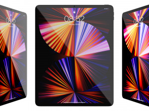 ipad pro 12 inch-magic keybord apple pencil 3D मॉडल