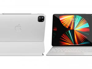 iPad Pro 12 インチ マジック キーボード Apple Pencil 3Dモデル