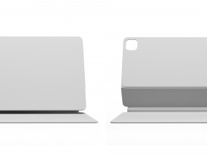 ipad pro 11 inch-magic keybord apple pencil 3D Model