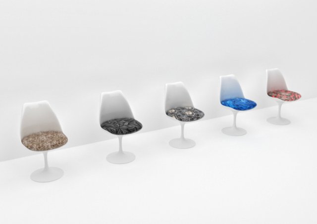 commercial design chair 02 3D Model .c4d .max .obj .3ds .fbx .stl .blend