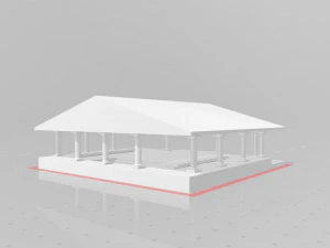грецький храм 3D Принт Модель