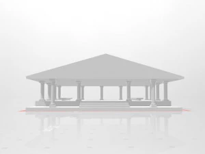 greek temple 3D Print Model