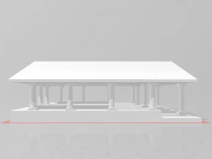 greek temple 3D Print Model